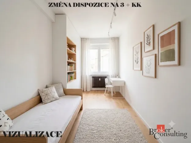 Prodej bytu 2+1, Praha - Libeň, Sokolovská, 72 m2