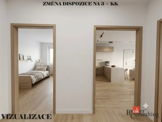 Prodej bytu 2+1, Praha - Libeň, Sokolovská, 72 m2