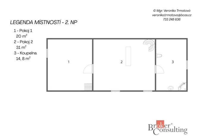 Prodej chalupy, Horažďovice - Komušín, 141 m2