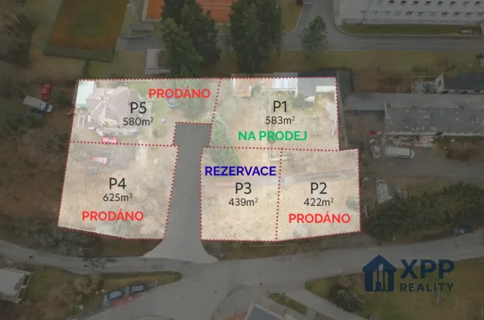 Prodej pozemku pro bydlení, Tábor - Klokoty, 583 m2