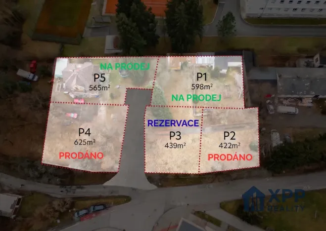 Prodej pozemku pro bydlení, Tábor - Klokoty, 598 m2