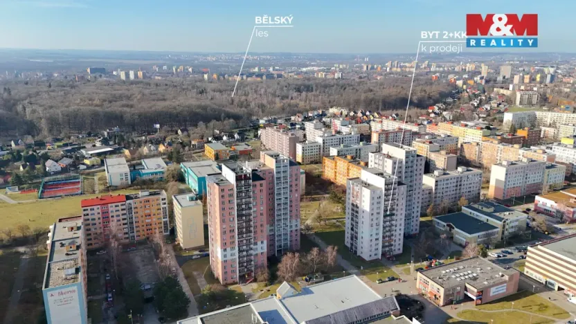 Prodej atypického bytu, Ostrava - Bělský Les, Bohumíra Četyny, 52 m2