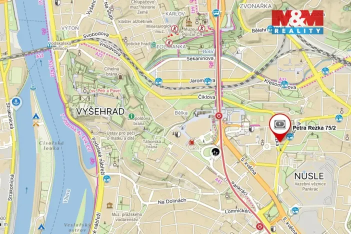 Prodej bytu 2+1, Praha - Nusle, Petra Rezka, 70 m2