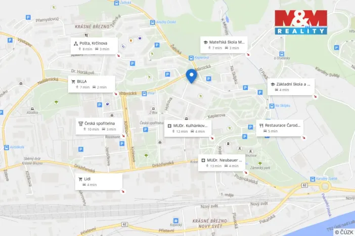 Prodej bytu 4+1, Ústí nad Labem - Krásné Březno, Keplerova, 81 m2