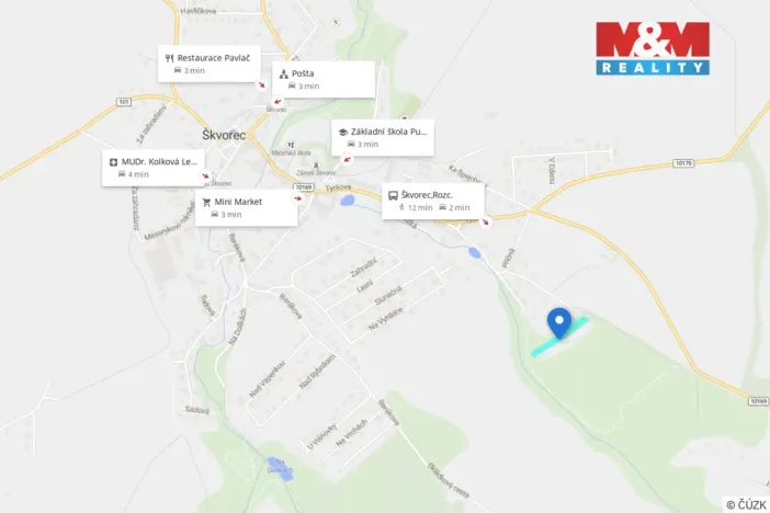 Prodej pozemku pro bydlení, Škvorec, Na Pazderně, 3136 m2