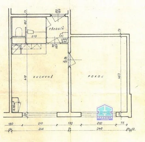 Pronájem bytu 1+1, Plzeň - Bolevec, Komenského, 39 m2