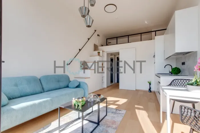 Pronájem bytu 1+kk, Praha - Holešovice, V háji, 28 m2