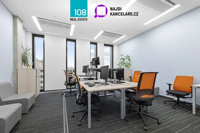 Pronájem kanceláře, Praha - Dejvice, Evropská, 1751 m2