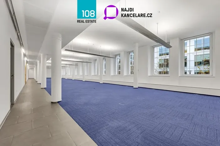 Pronájem kanceláře, Praha - Karlín, Křižíkova, 415 m2