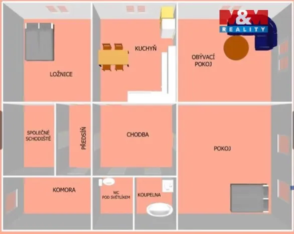 Prodej bytu 3+1, Jaroměř - Pražské Předměstí, Husova, 124 m2