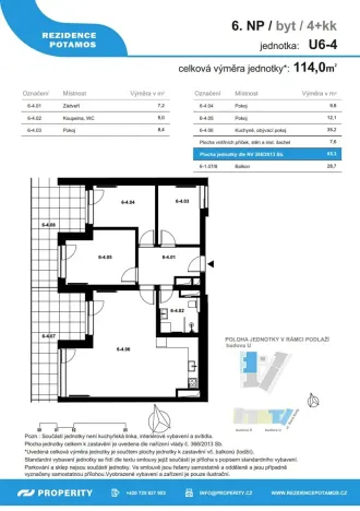 Prodej bytu 4+kk, Brno, Nové sady, 85 m2