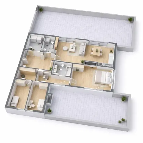 Prodej bytu 4+kk, Praha - Letňany, 208 m2