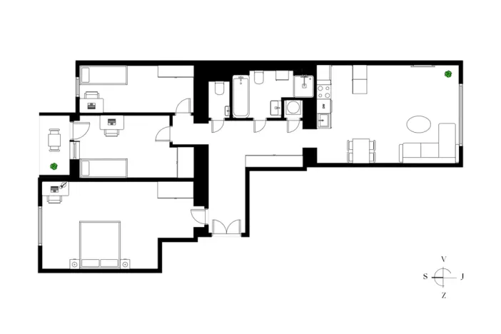 Prodej bytu 4+kk, Praha - Bubeneč, Čs. armády, 100 m2