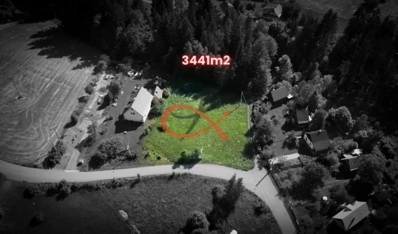 Prodej pozemku pro bydlení, Horní Bečva, 3441 m2