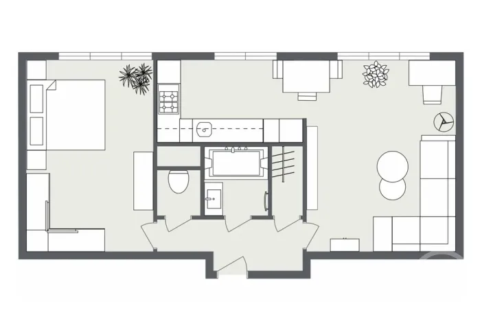 Pronájem bytu 2+1, Havířov - Město, 17. listopadu, 56 m2
