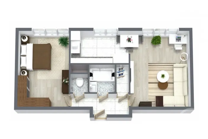 Pronájem bytu 2+1, Havířov - Město, 17. listopadu, 56 m2