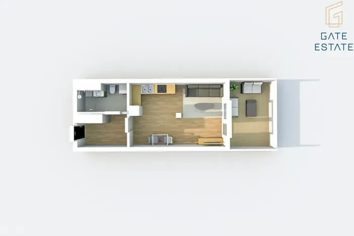 Pronájem bytu 1+kk, Bystřice pod Hostýnem, Sídliště, 33 m2