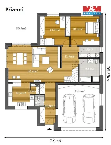 Prodej rodinného domu, Dubí, Na Barborce, 235 m2