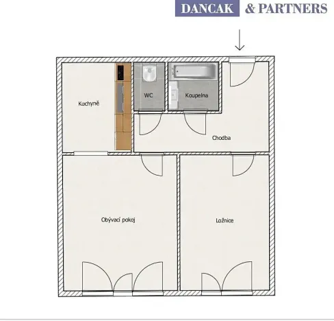 Prodej bytu 2+kk, Havířov, Zvonková, 51 m2