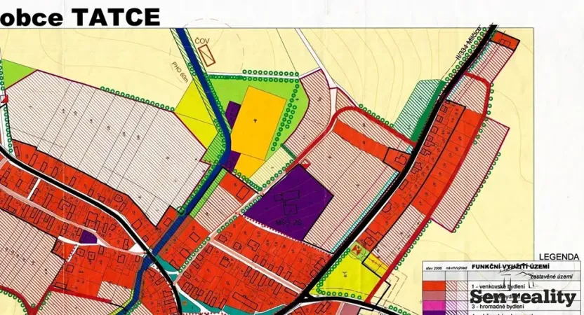 Prodej pozemku pro bydlení, Tatce, Na Stachově, 800 m2