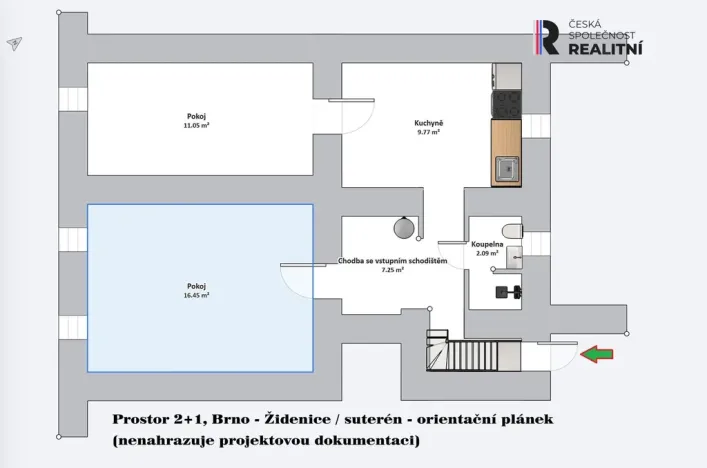 Prodej komerční nemovitosti, Brno - Židenice, Rokycanova, 50 m2