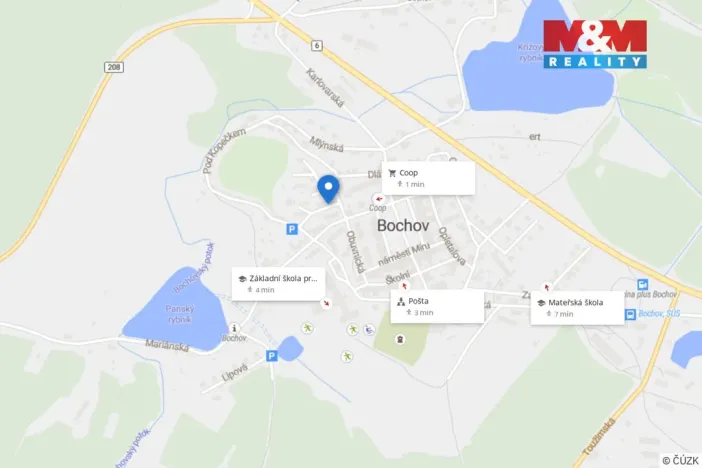 Prodej bytu 2+1, Bochov, Mariánská, 53 m2