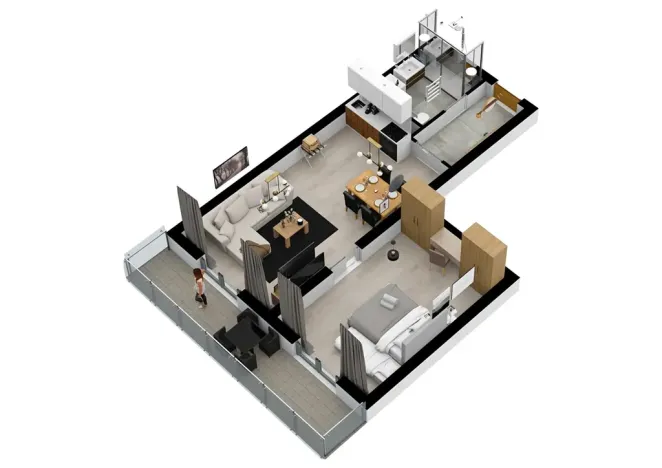 Prodej bytu 2+kk, Lipno nad Vltavou, 52 m2