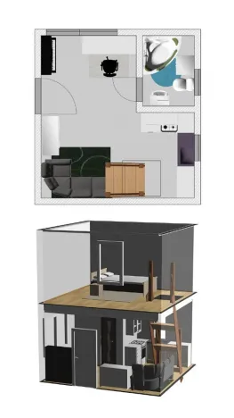 Pronájem bytu 2+kk, Brno - Černovice, Řehořova, 26 m2