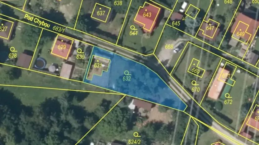 Prodej pozemku pro bydlení, Zadní Třebaň, Pod Chybou, 439 m2