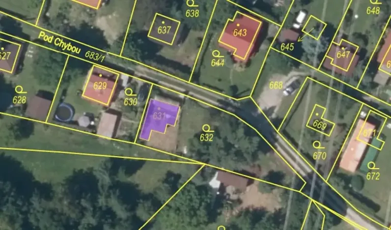 Prodej pozemku pro bydlení, Zadní Třebaň, Pod Chybou, 439 m2