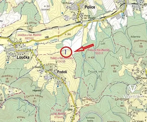 Prodej podílu pole, Podolí, 927 m2