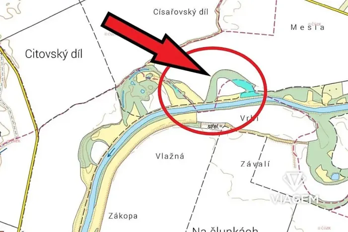 Prodej podílu pole, Troubky, 1204 m2