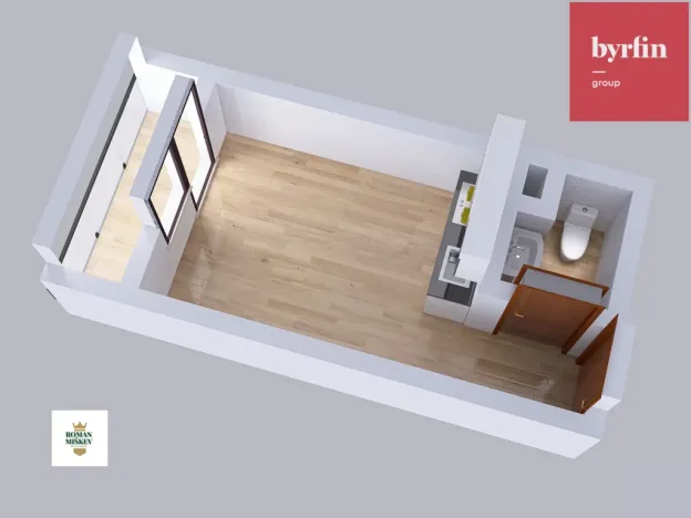 Pronájem bytu 1+kk, Opava, Haškova, 18 m2