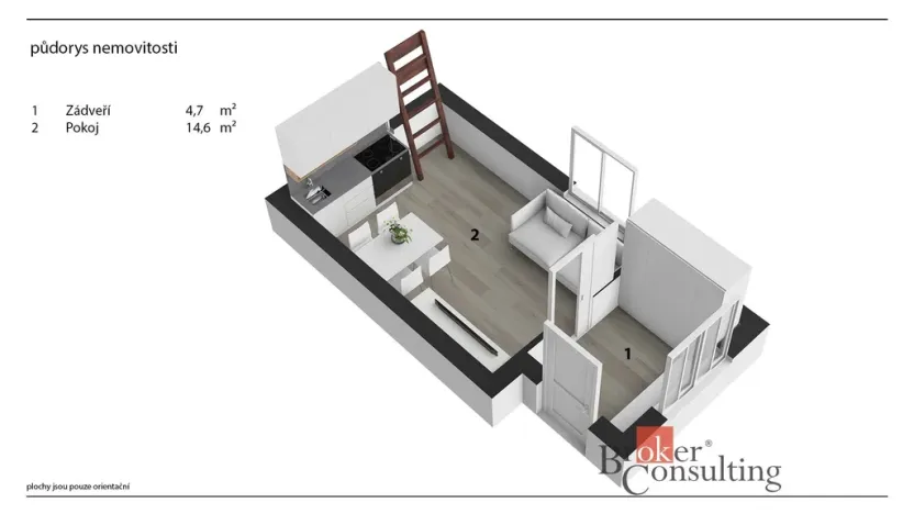 Prodej chaty, Tehov, Ke Srubům, 43 m2