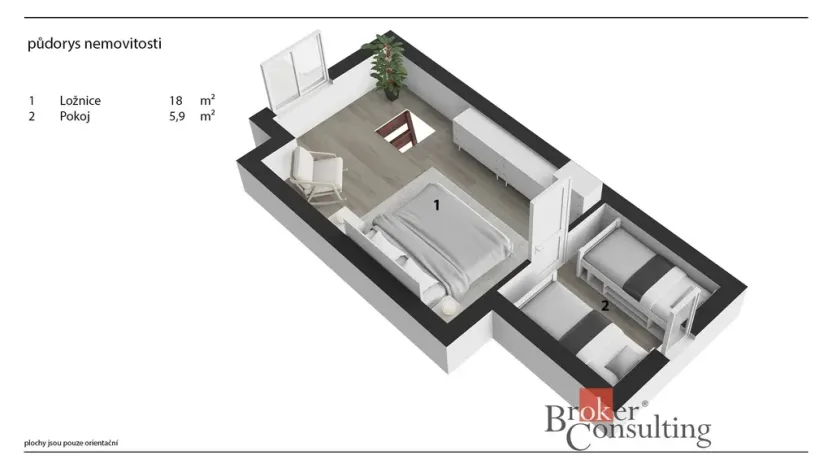 Prodej chaty, Tehov, Ke Srubům, 43 m2