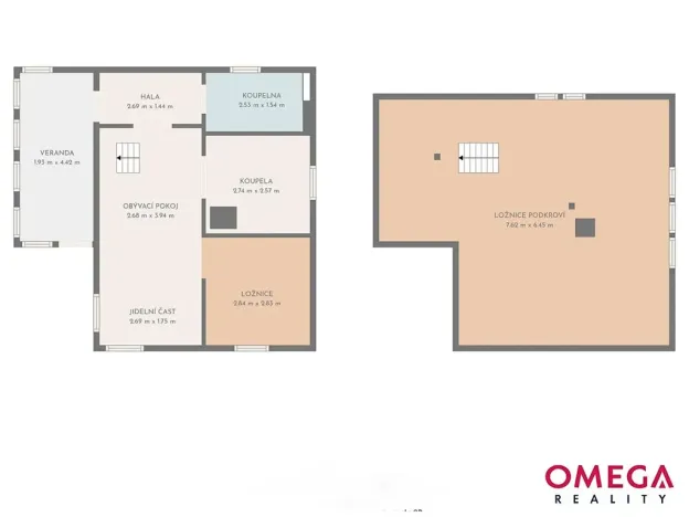 Prodej chaty, Kaliště, 90 m2