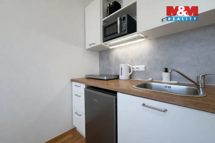 Pronájem bytu 1+kk, Praha - Vysočany, U Lidového domu, 17 m2