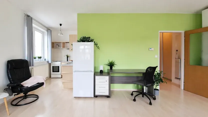 Pronájem bytu 1+kk, Brno, Bešůvka, 38 m2