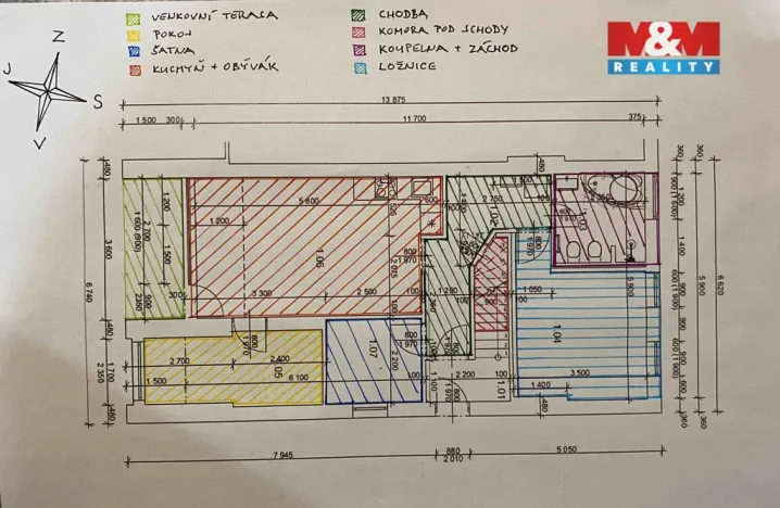 Pronájem bytu 3+kk, Hradec Králové, Na Výsluní, 68 m2