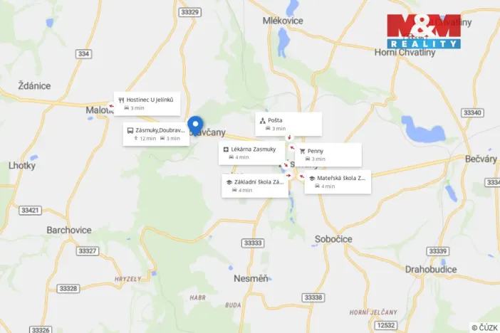 Prodej rodinného domu, Zásmuky - Doubravčany, 80 m2