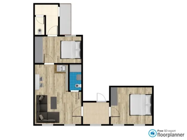 Pronájem bytu 2+1, Česká Lípa, Sokolská, 65 m2