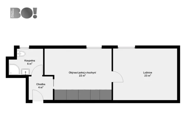 Prodej bytu 2+kk, České Budějovice, Otakarova, 59 m2