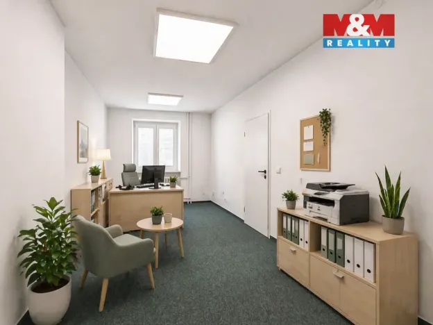 Pronájem kanceláře, Hradec Králové - Slezské Předměstí, Luční, 77 m2