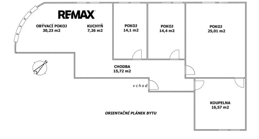 Prodej bytu 4+kk, Kladno, Poštovní náměstí, 123 m2