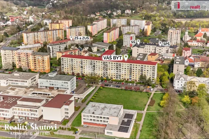 Prodej bytu 3+1, Ústí nad Labem - Krásné Březno, U Pivovarské zahrady, 81 m2