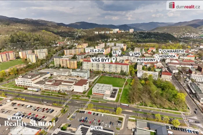 Prodej bytu 3+1, Ústí nad Labem - Krásné Březno, U Pivovarské zahrady, 81 m2