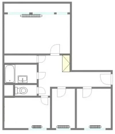 Pronájem bytu 3+1, Praha - Letňany, Havířovská, 75 m2