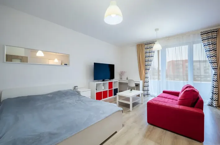 Pronájem bytu 1+kk, Praha - Letňany, Štanderova, 37 m2