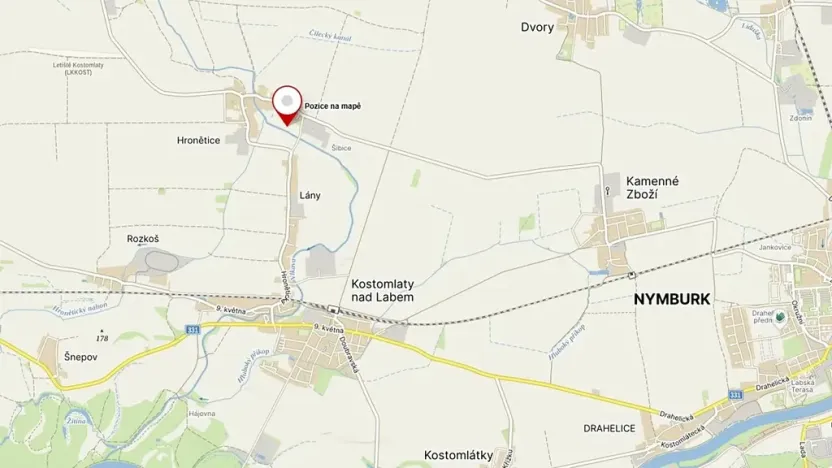 Prodej pole, Kostomlaty nad Labem, 2993 m2
