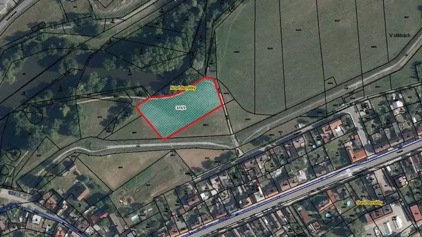 Prodej pole, Benátky nad Jizerou, 3281 m2